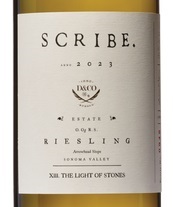 Scribe Winery, Arrowhead Slope – Sonoma Valley (Sonoma County, California) Riesling 2023