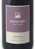 Weisinger Family Winery, Rogue Valley (Oregon) Grenache 2021