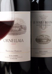 Super-Tuscan Wines, Featuring Ornellaia…Super Indeed