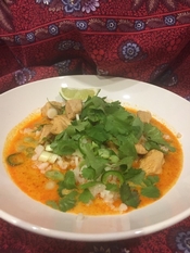 WINE WITH…Red Curry Chicken and Rice