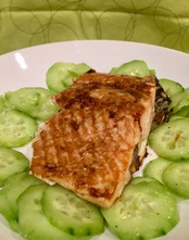 WINE WITH…Salmon Filet and Cucumbers