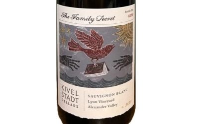 Kivelstadt Cellars, Alexander Valley (Sonoma County, California) Lyon Vineyard Sauvignon Blanc “The Family Secret” 2022 ($23)