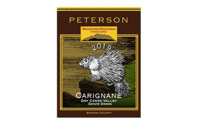 Peterson Winery, Dry Creek Valley (Sonoma County, California) Bradford Mountain Vineyard Carignane 2019 ($36)