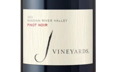 J Vineyards, Russian River Valley (Sonoma County, California) Pinot Noir 2022 ($47)