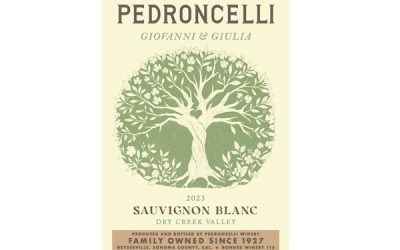 Pedroncelli, Dry Creek Valley (Sonoma County, California) Sauvignon Blanc “Giovanni & Giulia” 2023 ($22)