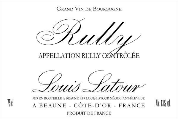 Wine label